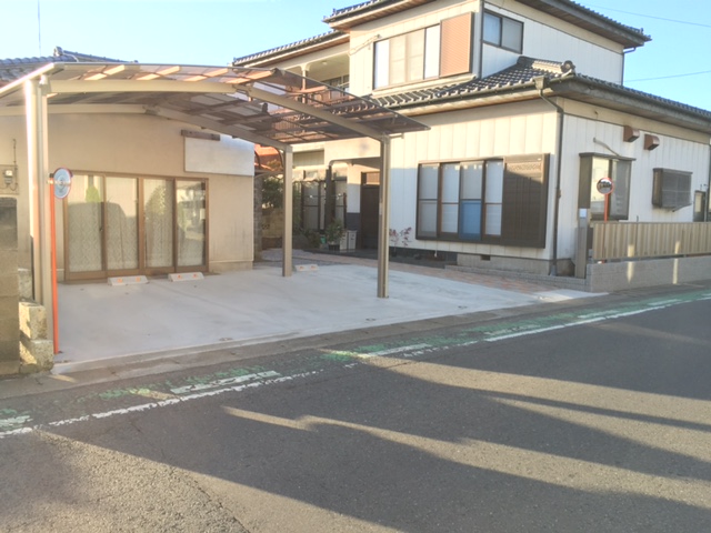 カーポート・駐車場 施工事例8(施工後)