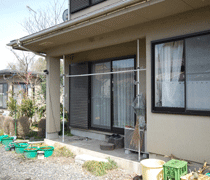 サンルーム・テラス 施工事例2(施工前)