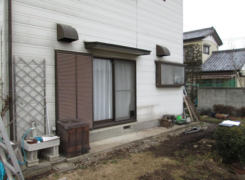 サンルーム・テラス 施工事例5(施工前)