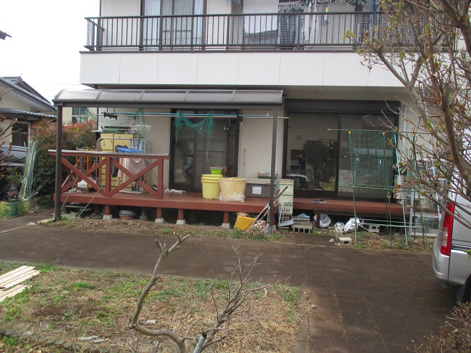 サンルーム・テラス 施工事例6(施工前)